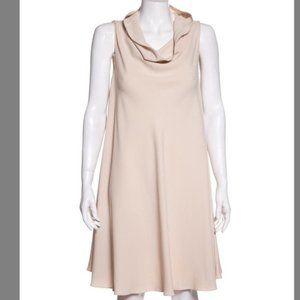The Row Tan Nude Crepe Casual Dress size medium